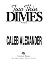 Two Thin Dimes - Caleb Alexander - 9781416584988