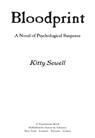 Bloodprint - Kitty Sewell - 9781416592488