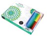 Vive le color! harmony (coloring book and pencils) : color therapy kit - abrams noterie - 9781419720536