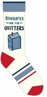 Bookmarks Are for Quitters Socks -  - 9781423653028