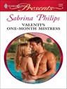 Valenti's One-Month Mistress - Sabrina Philips - 9781426829673