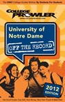 University of Notre Dame 2012 - Alex Barker - 9781427496720