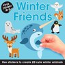 First Sticker Art: Winter Friends: Use Stickers to Create 20 Cute Winter Animals - Ksenya Savva - 9781438089607