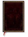 Paperblanks | Black Moroccan | Old Leather Collection | Softcover Flexi | Midi | Lined | 176 Pg | 100 GSM -  - 9781439744437
