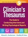 Clinician's Thesaurus, Ninth Edition - Edward L. Zuckerman ; Bradley W. Estes - 9781462558070