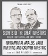 Fundamental Analysis, Value Investing and Growth Investing: Secrets of the Great Investors -  - 9781470886547