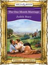The One Month Marriage (Mills & Boon Historical) - Judith Stacy - 9781472040800