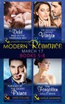 Modern Romance March 2017 Books 5 -8: A Debt Paid in the Marriage Bed / The Sicilian's Defiant Virgin / Pursued by the Desert Prince / The Forgotten Gallo Bride - Jennifer Hayward ; Susan Stephens ; Dani Collins ; Natalie Anderson - 9781474067713