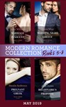 Modern Romance May 2019: Books 5-8: Marriage Bargain with His Innocent / Wedding Night Reunion in Greece / Pregnant by the Commanding Greek / Billionaire's Mediterranean Proposal - Cathy Williams ; Annie West ; Natalie Anderson ; Julia James - 9781474095969