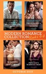 Modern Romance October 2019 Books 5-8: The Greek's Billion-Dollar Baby (Crazy Rich Greek Weddings) / The Innocent's Emergency Wedding / Demanding His Desert Queen / Virgin Princess's Marriage Debt - Clare Connelly ; Natalie Anderson ; Annie West ; Pippa Roscoe - 9781474097635
