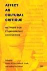Affect As Cultural Critique - Daniel White ; Emma E. Cook ; Andrea De Antoni - 9781487559793