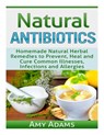 Natural Antibiotics: Homemade Natural Herbal Remedies to Prevent, Heal and Cure Common Illnesses, Infections and Allergies - Amy Adams - 9781505530230