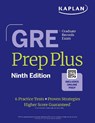 GRE Prep Plus, Ninth Edition (2025): Includes 6 Practice Tests, 1500+ Practice Questions + Online Access to a 500+ Question Bank, Video Tutorials, and Live Class Sessions - Kaplan Test Prep - 9781506293899