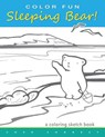 COLOR FUN Sleeping Bear! A Coloring Sketch Book: A coloring book that follows a mother bear and her two cubs as they explore the sights and attraction - Cher Charest - 9781511504744