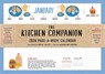 Kitchen Companion Page-A-Week Calendar 2026 -  - 9781523530984