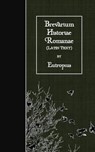 Brevarium Historiae Romanae: Latin Text - Eutropius - 9781523785193