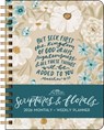 Scriptures and Florals 12-Month 2026 Hardcover Monthly/Weekly Planner Calendar -  - 9781524899011