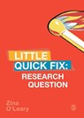 Research Question - O'LEARY,  Zina - 9781526456885