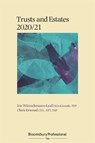 Bloomsbury Professional Trusts and Estates 2020/21 - Iris Wunschmann-Lyall ; Chris Erwood - 9781526514905