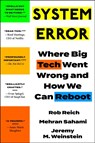 System Error - Jeremy Weinstein ; Rob Reich ; Mehran Sahami - 9781529356748