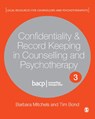 Confidentiality & Record Keeping in Counselling & Psychotherapy - Mitchels - 9781529752564