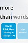 Warner, J: More Than Words - John Warner - 9781541605503