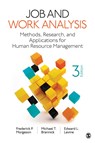 Job and Work Analysis - MORGESON,  Frederick P. ; Brannick, Michael T. ; Levine, Edward L. - 9781544329529