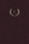 Monogram K Meeting Notebook - Not Available - 9781544780337