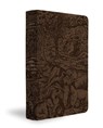 KJV Majestic Illuminated Bible (Brown LeatherLuxe) - FaithWords - 9781546009771