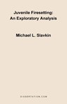 Juvenile Firesetting - Michael L Slavkin - 9781581121087