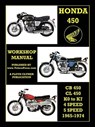HONDA 450 WORKSHOP MANUAL CB450 & CL450 K0 to K7 4 SPEED & 5 SPEED 1965-1974 - Floyd Clymer - 9781588502339