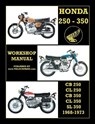 Honda Cb250, Cl250, Cb350, Cl350 & SL 350 1968 to 1973 Workshop Manual - Floyd Clymer - 9781588502612