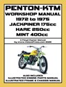 PENTON - KTM 1972-1975 JACKPINER 175cc - HARE 250cc - MINT 400cc WORKSHOP MANUAL AND PARTS MANUALS - Floyd Clymer - 9781588503077