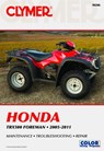 Honda TRX500 Foreman Series ATV (2005-2011) Service Repair Manual - Haynes Publishing - 9781599694108