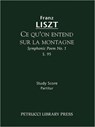 Ce qu'on entend sur la montagne, S.95 - Franz Liszt - 9781608740215