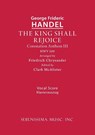The King Shall Rejoice, HWV 260 - George Frideric Handel - 9781608742042