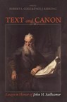 Text and Canon - COLE,  Robert L. - 9781610976237