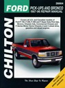 Ford Pick-ups & Bronco ('80- '96) (Chilton) - Haynes Publishing - 9781620922941
