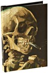 Teneues - Mini Notebook: Head of a Skeleton with a Burning Cigarette by Vincent Van Gogh, Skull, Hardcover, Mini Notebook - 120 Dot-Grid Pages with La -  - 9781623258238