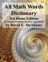 All Math Words Dictionary - David E McAdams - 9781632702814