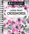 Brain Games - Large Print Crossword (Floral) - Publications International Ltd - 9781639387717