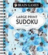 Brain Games - Large Print Sudoku (Floral) - Publications International Ltd - 9781639387748