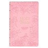 KJV Holy Bible, Gift Edition King James Version, Faux Leather Flexible Cover, Light Pink Floral - Christian Art Gifts - 9781639522859