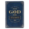 One Minute with God for Students Devotional, Navy Faux Leather Flexcover - Christian Art Gifts - 9781642728446