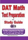 DAT Math Test Preparation and study guide - Michael Smith ; Reza Nazari - 9781646125180