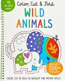 Color, Cut, and Fold: Wild Animals - Insight Kids - 9781647223021