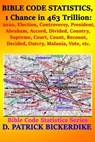 Bible Code Statistics, 1 Chance in 463 Trillion: 2020, Election, Controversy, President, Abraham, Accord, Divided, Country, Supreme, Court, Count, Recount, Decided, Outcry, Melania, Vote, etc. - D. Patrick Bickerdike - 9781648190278