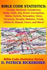 Bible Code Statistics: Trump, National, Conspiracy, Rudy, Giuli, Ani, Proof, Corruption, Biden, Switch, November, Voter, Germany, Nevada, Mobster, Truck, Affidavit, Biased, Court, and More! - D. Patrick Bickerdike - 9781648190353