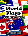 World Flags Coloring Book: Awesome book for kids to learn about flags and geography - Flags with color guides and brief introductions about the c - Dan Boone - 9781670321060