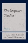Shakespeare Studies - James R. Siemon ; Diana E. Henderson - 9781683934264